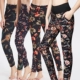 Quần tây nam và nữ Slim mùa đông dày ba lớp cộng với nhung cao đến đầu gối miếng lót quần cashmere quần trung niên ấm