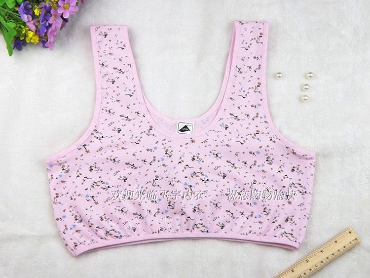 2 cái của trung và cũ tuổi của phụ nữ đồ lót cotton vest mùa hè mã lớn không có vòng thép mẹ bra dưới đoạn ngắn