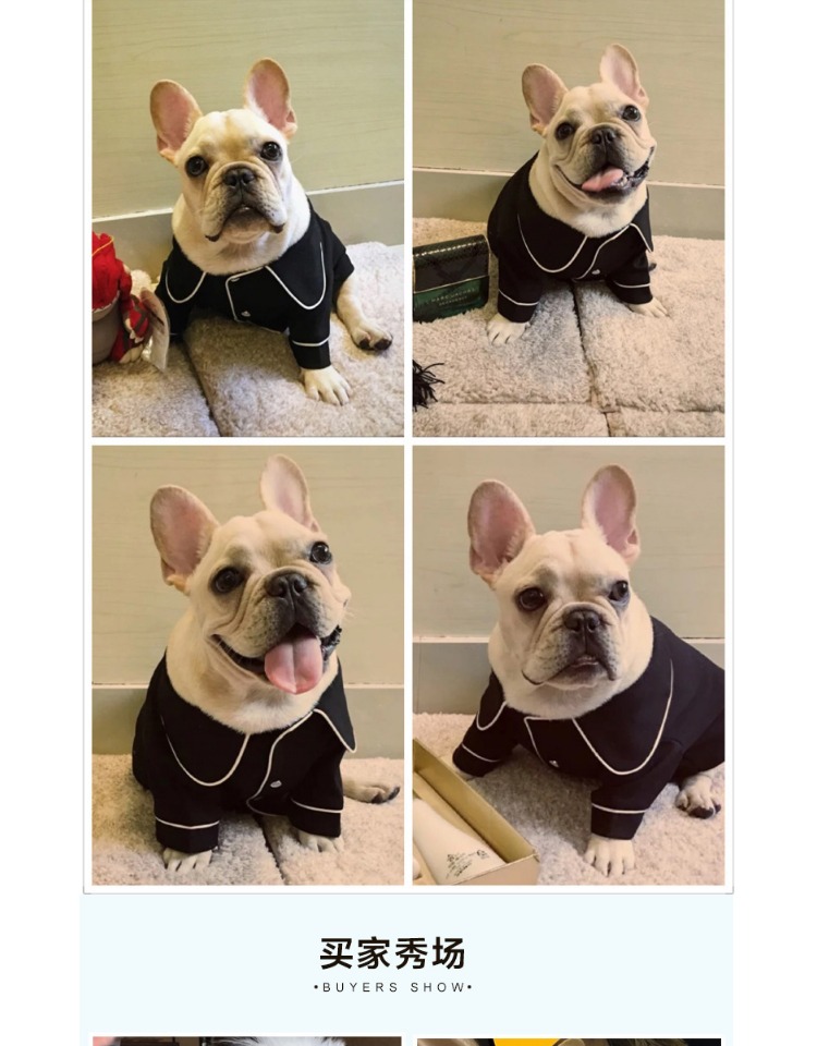 chó Pháp Hàn Quốc quần áo chân Teddy VIP Bichon trong bộ đồ ngủ quần áo mùa hè nhỏ thơm mùa hè gió quần áo vật nuôi - Quần áo & phụ kiện thú cưng quần áo chó