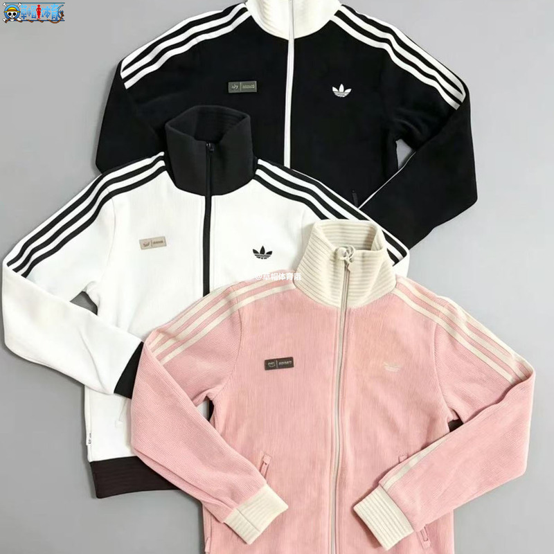 Adidas Trefoil 2026 Autumn Jennie Collaboration Sports Jacket Knitted Top Ld8924Ld4966 Adidas Trefoil 2026 Autumn Jennie Collaboration Sports Jacket Knitted Top Ld8924Ld4966