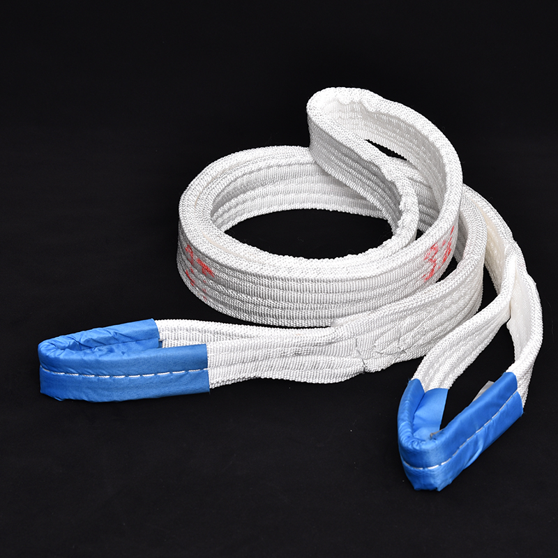 Polypropylene hoisting sling with lifting sling white flat harnesses sling sling with crane lifting belt
