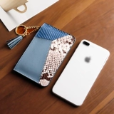 Tide, модные монеты, кошелек, ультратонкая короткая сумка через плечо, маленький изысканный бумажник, из натуральной кожи, простой и элегантный дизайн