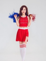 Cheerleading costume Korean women's group of the same adult students aerobics cheerleading group annual dance performance