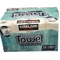 Shanghai Costco open market customer Open market customer Cochran paper towel 160 sections 12 rolls 279mm 17mm Household kitchen and bathroom