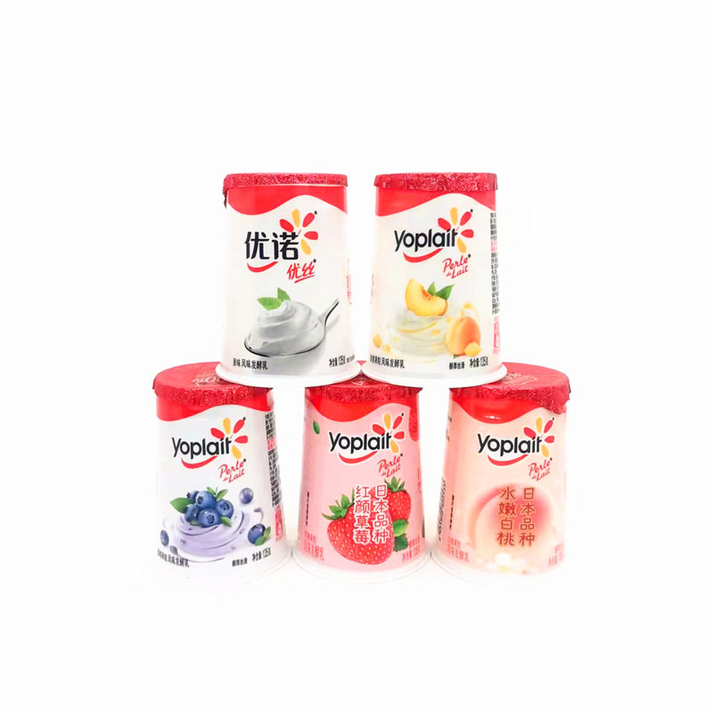 yoplait ueno yogurt yogurt original taste strawberry blueberry white peach yellow peach raw cow's milk 135g * 12 cup