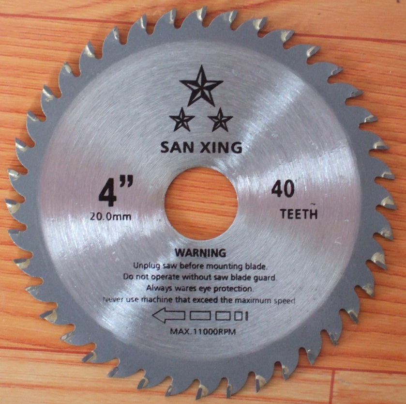 Carbide woodworking saw blade electric circular saw blade cutting blade 4 inches (110mm) 40 teeth factory direct sales