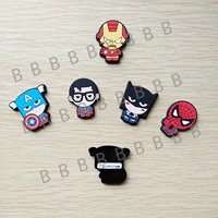 Phiên bản Q Marvel Heroes Avengers Silicone Huy chương mềm Phần thưởng Huy chương Hoạt hình Huy hiệu Trâm Pin cài áo vest