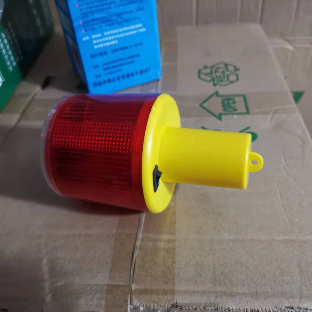 Solar Warning Light Tower Hoist Flash Roadside Night Safety Signal Light Outdoor Construction Surrounding Barrier Lights