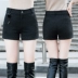 Quần short nữ mùa thu 2018 phiên bản Hàn Quốc mới của mùa thu mỏng hoang dã mùa đông và mùa đông mặc mùa đông quần nữ mùa đông Quần short