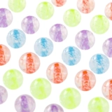 Украшение-шарик, бусины ручной работы, браслет из бисера, ожерелье, серьги, цветочный принт