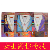Lady High-end Western Suit Sacrificial Items Paper Clothes Burn Paper Qingming Memorial Ancestors Supplies Cold Clothes Burn Paper Paper Clothes