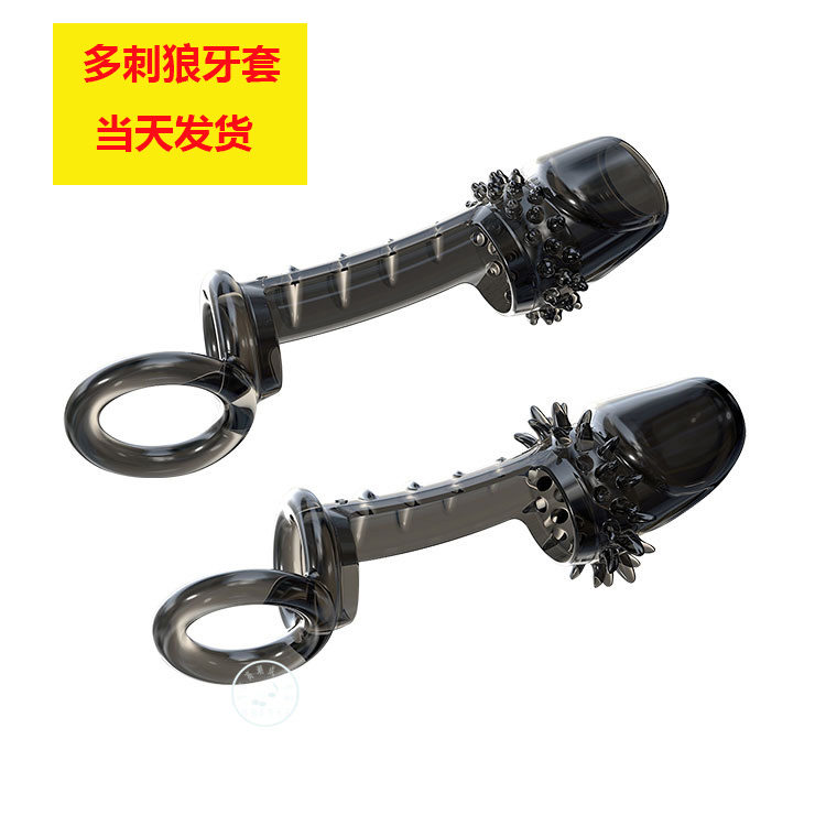 Soft Burrs Leaking Turtle Head Wolf Braces for male penis cover Enlarged Spice Playoff Tool Orgasm Flip-flop