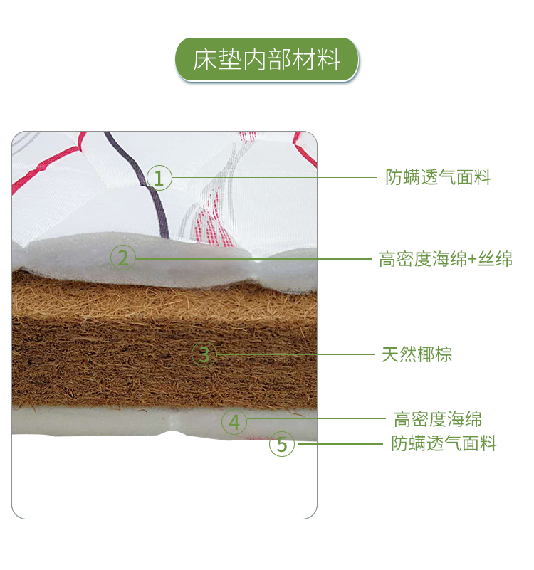 Tự nhiên cọ dừa nệm mat 1,8 * 2,2 mét 2 mét nệm nệm rộng 2 * 2 mét và 2,2 mét dài nệm nâu mềm - Nệm nệm 1m6