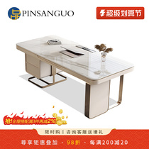 Light luxury board desk small household Nordic minimal modern designer high-end desk desk home study