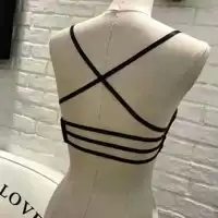 Mô hình bùng nổ đồ lót nữ backless đơn giản mà không có vành áo ngực khóa trước treo cổ làm đẹp lưng tụ tập áo ngực gợi cảm áo lót cho người có vòng 1 to