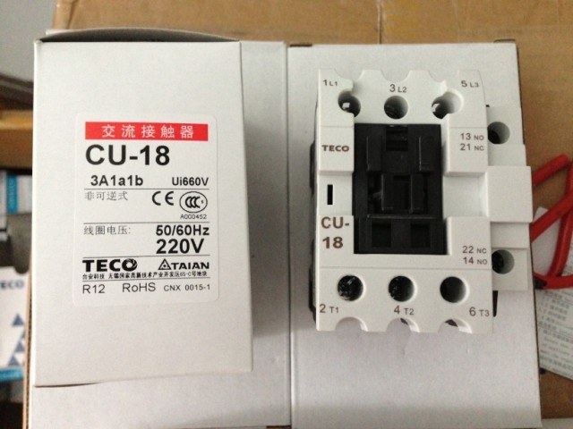 Authentic original installation Taiwan TAIAN Tai'an CU-18 AC contactor 3A1a1b 18A-Taobao