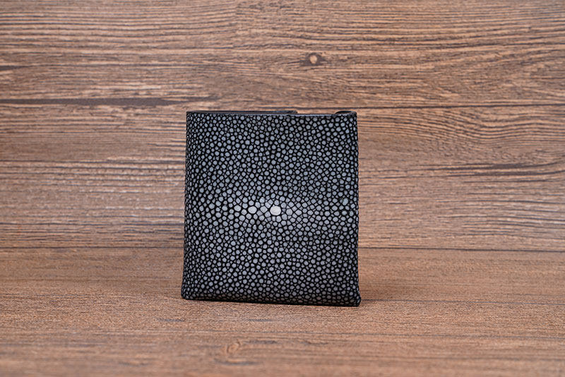 Healing house pearl fish skin wallet card bag shark skin bag kendo test section upgrade thanks gift Zhihewuwu