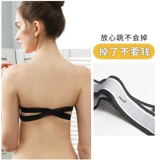 Нижнее белье, нескользящий бюстгальтер пуш-ап, невидимый бюстгальтер без косточек, тонкий бюстгалтер, наклейки на соски, красивая спина, увеличенная толщина