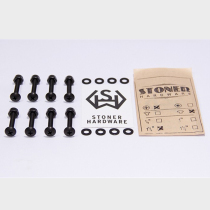 Original Stoner Hardware longboard road skateboard wheel screws 8-piece set countersunk flat round
