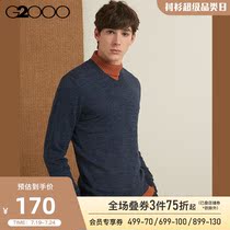 G2000 mens youth cardigan mens V-neck spring business casual sweater sweater pullover