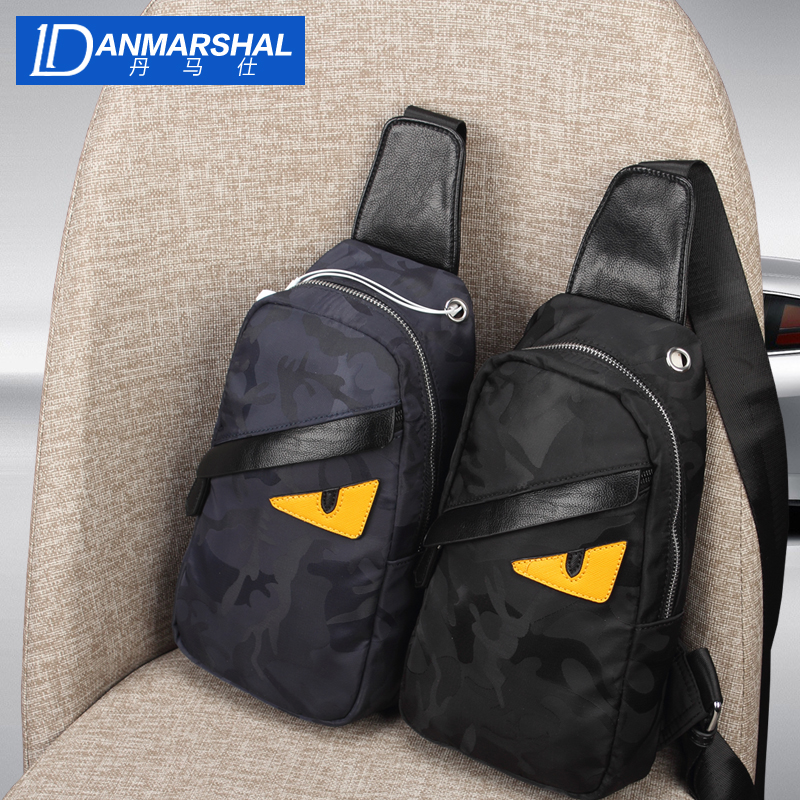 Danmas Chest Bag Men and Women Couples Waist Bag Backpack Oxford Cloth Sports Leisure Canvas Shoulder Bag Messenger Bag Men's Bag