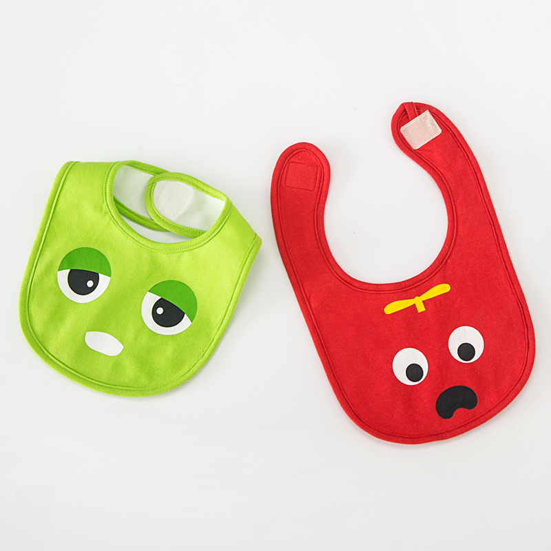 Cute saliva towel pure cotton cotton newborn baby bib waterproof bib anti-spitting milk boy newborn girl bib