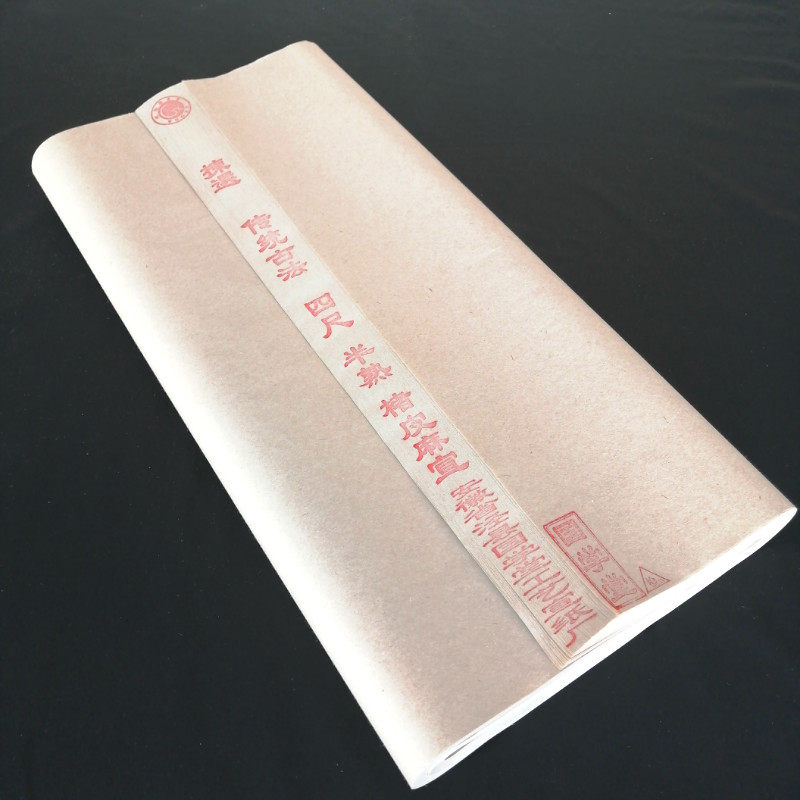 46-size folio Screen Screen Broussonetia letterhead Half Raw Cooked Paper Calligraphy National Painting works imitating Tang ancient method handmade paper