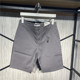 Authentic Baleno Shorts, Fashionable Men's Pure Cotton Solid Color Simple Black Men's Summer Shorts, Men's Five-Point Shorts