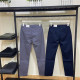 Authentic Baleno Men's Casual Pants, New Style, Pure Cotton, Slim Fit, Solid Color, Simple, Spring/Summer, Thin, Slightly Stretchy Casual Pants for Men
