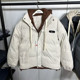 Baleno cotton coat men's winter fake two-piece hooded warm cotton coat for teenagers and students men's winter clothing for men