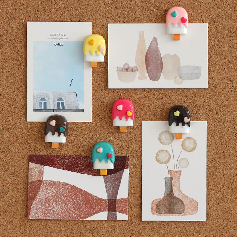 Ice cream ice cream map nail cork felt board nail message note stick small nail mini push nail push nail