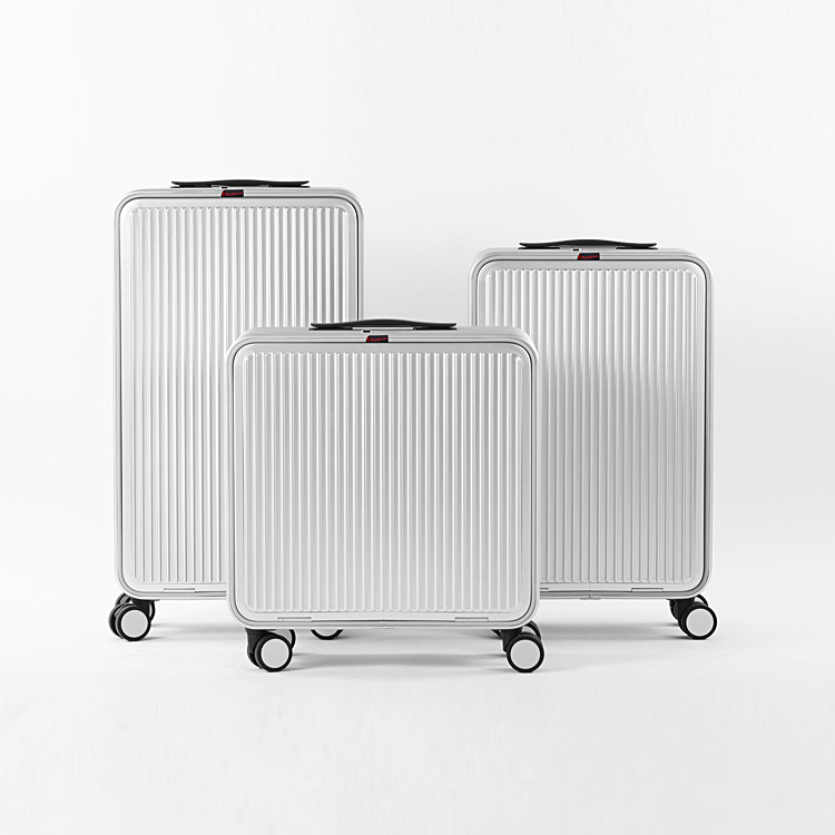 Aluminum-Magnesium Alloy Trolley Case 14inch Carry-On Suitcase 16inch Computer Travel Case 17inch Metal Suitcase 18inch Lightweight