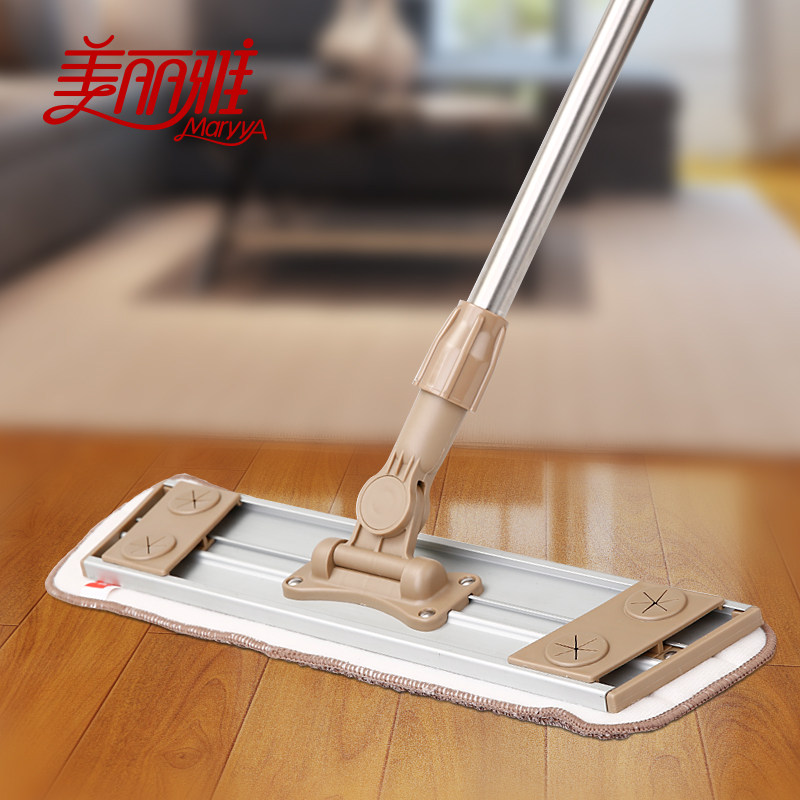 Meiya flat mop magic dust mop floor mop sticky cloth clip cloth Velcro drag ultra-thin panel gift mop