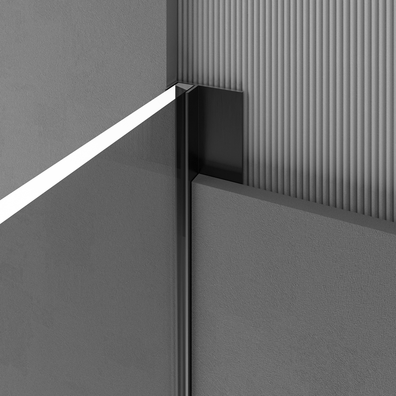 Holding Yong tile edge strip Yang corner closing strip corner decorative strip wrapping edge sealing edge bathroom glass edge banding aluminum alloy