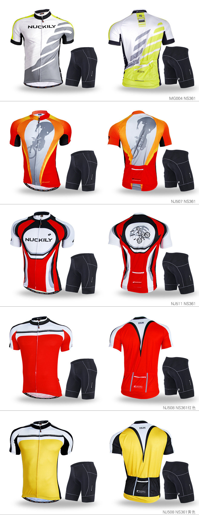 Tenue de cyclisme homme NUCKILY - Ref 2230286 Image 22