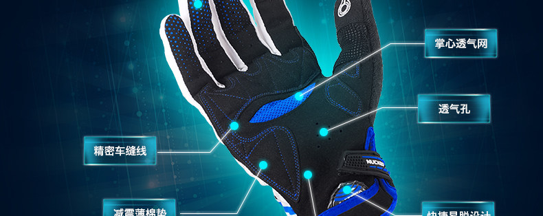 Gants pour vélo mixte NUCKILY - Ref 2244907 Image 28