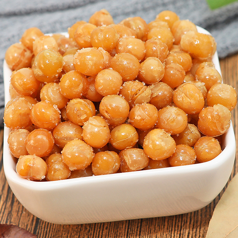 Fried peas crisp golden beans 5 catty fried peas snacks with commercial aromas crisp and small and packed with lower wine dishes