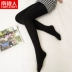 Người Nam Cực màu quần legging nữ và nhung dày chống móc lụa Xiêm đen vô hình quần lót nữ mùa thu và mùa đông quần tất da chân  Xà cạp