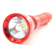 80 m diving depth 1xCREE XHP70 2 3200 lumens red LED diving flashlight