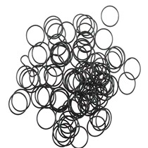 Strong light flashlight waterproof sealing ring O-ring 18*1 2mm black 100 Group