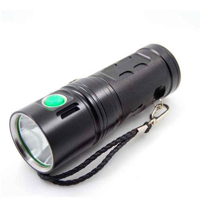 CREE XHP70 35W 3500 lumens 4-speed USB rechargeable flashlight