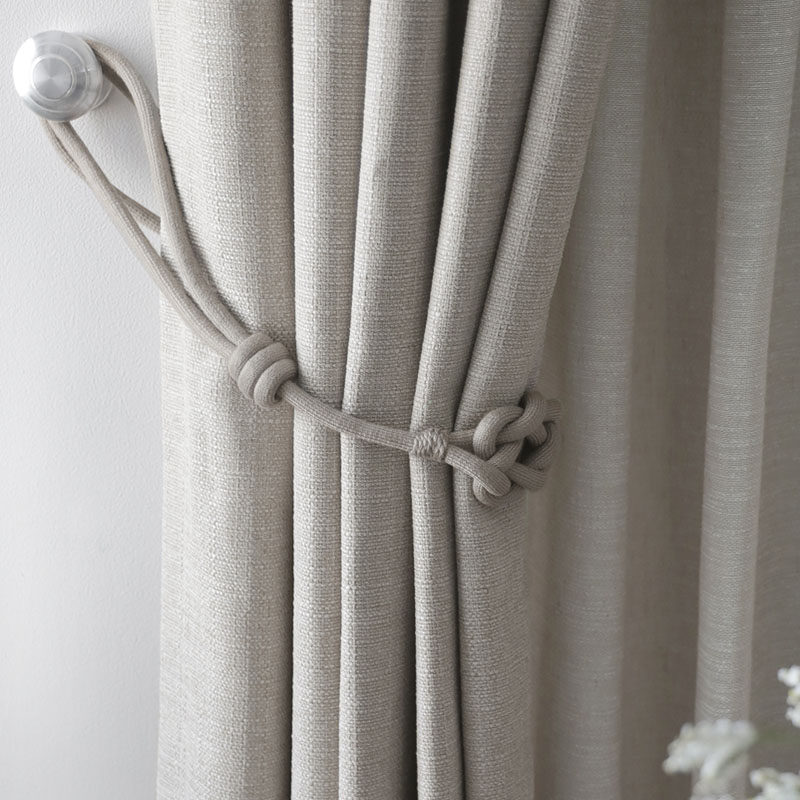 Kadena Nordic innovation length adjustable curtains with light luxury binding rope hook high - end decorative accessories