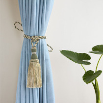 Sisi no-hole curtain strap hanging ball rope buckle idyllic European-style tassel ornaments to store a pair