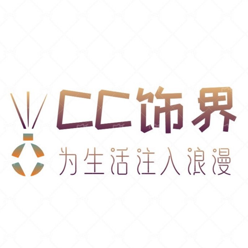 CC饰界美妆店的LOGO