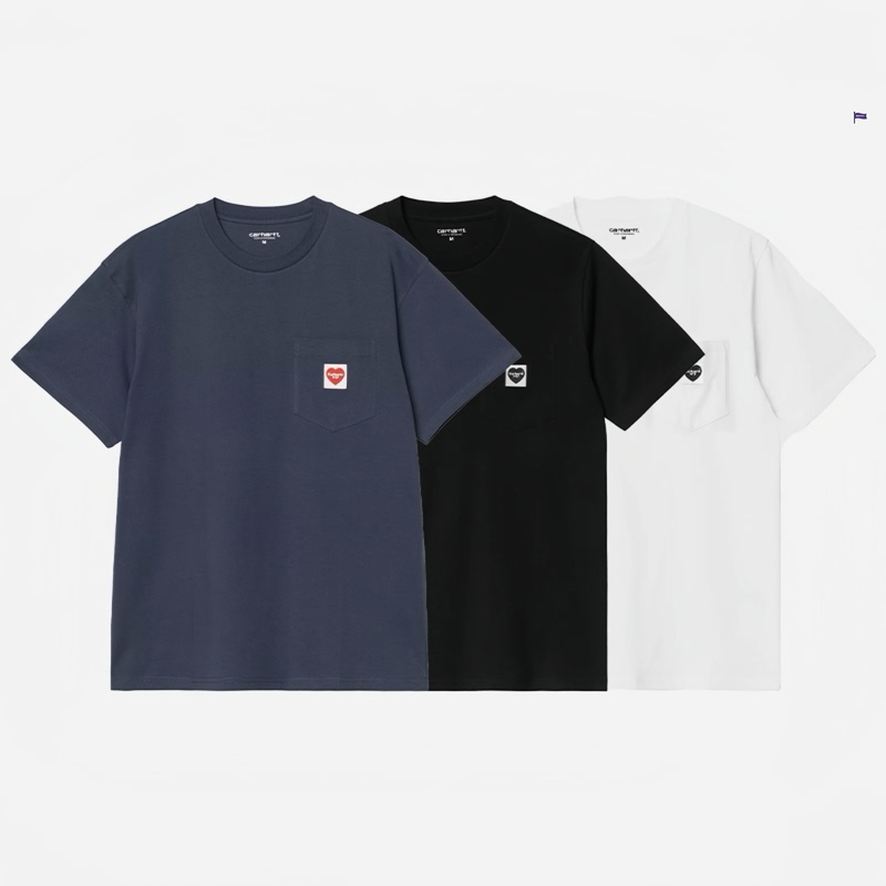 In-Stock Carhartt Wip Pocket Heart t Carhartt Heart Pocket Short-Sleeve T-Shirt 032128 In-Stock Carhartt Wip Pocket Heart t Carhartt Heart Pocket Short-Sleeve T-Shirt 032128