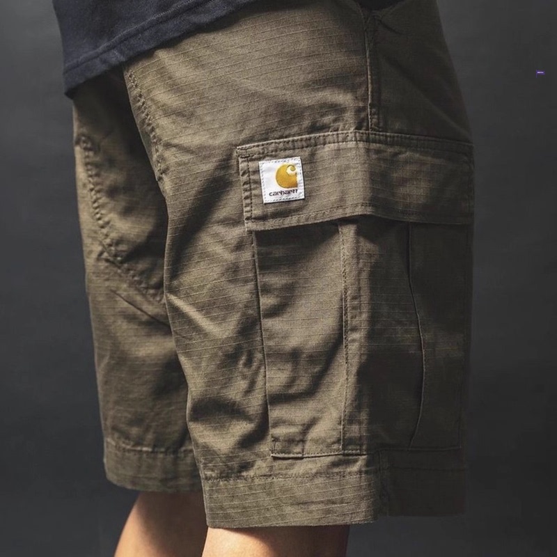 In Stock Carhartt Wip Regular Short Carhartt Re Loose-Fitting Work Shorts 028246
