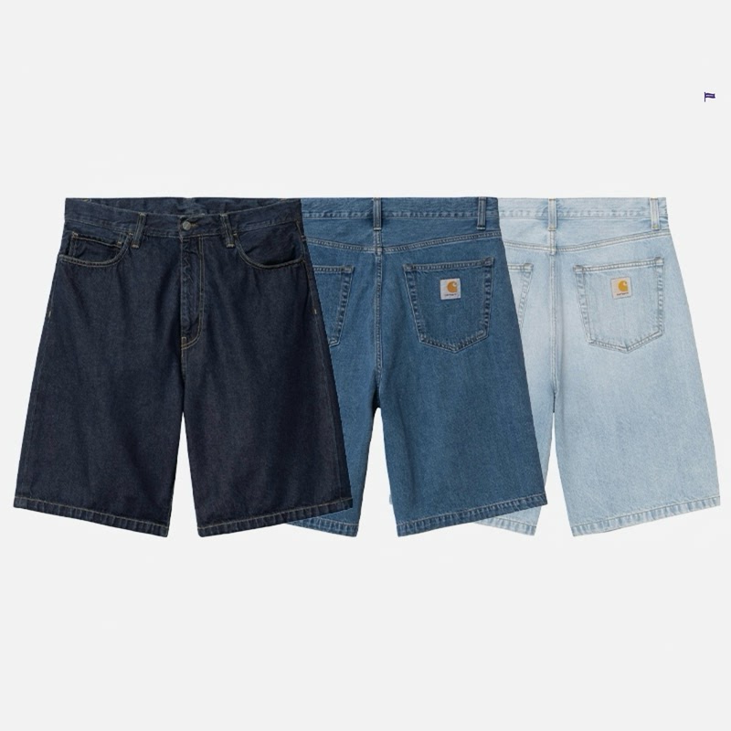 In Stock Carhartt Wip Landon Short Carhartt Washed Denim Work Shorts 030469