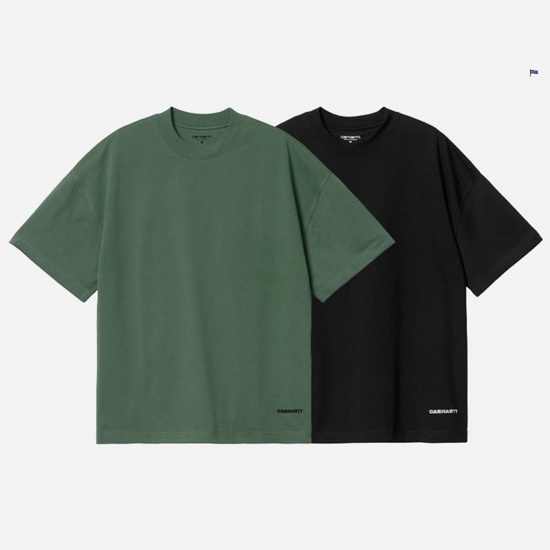In-Stock Carhartt Wip Link Script T-Shirt Carhartt Heavyweight Short-Sleeve T-Shirt 31373