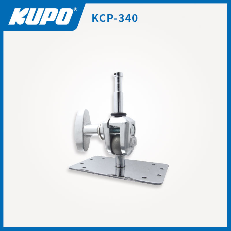 KUPO wall fixed plate 16mm universal adjustable angle ball head KCP-340 photography lamp desktop punch