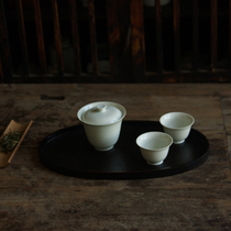 sus daily) Deqia grass ash glaze ancient tea bowl tea bowl